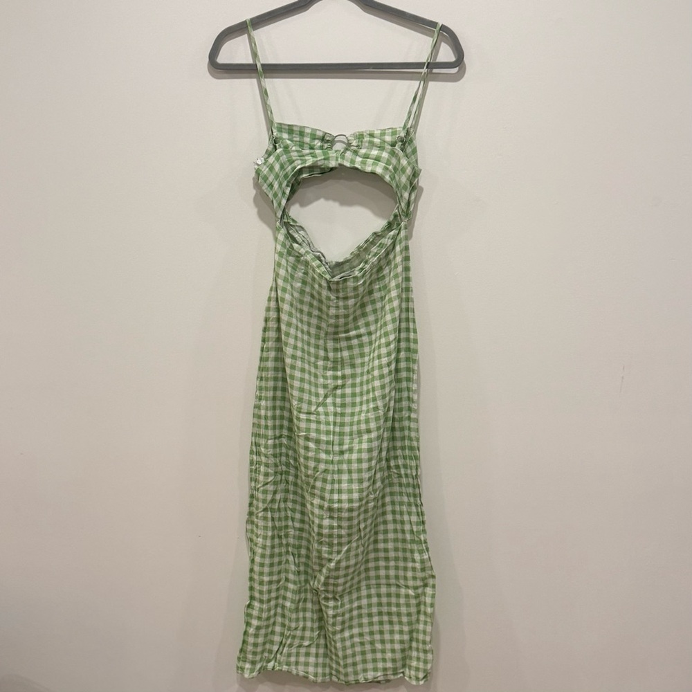 Green Gingham Dress from Zara - Picture 2 of 2